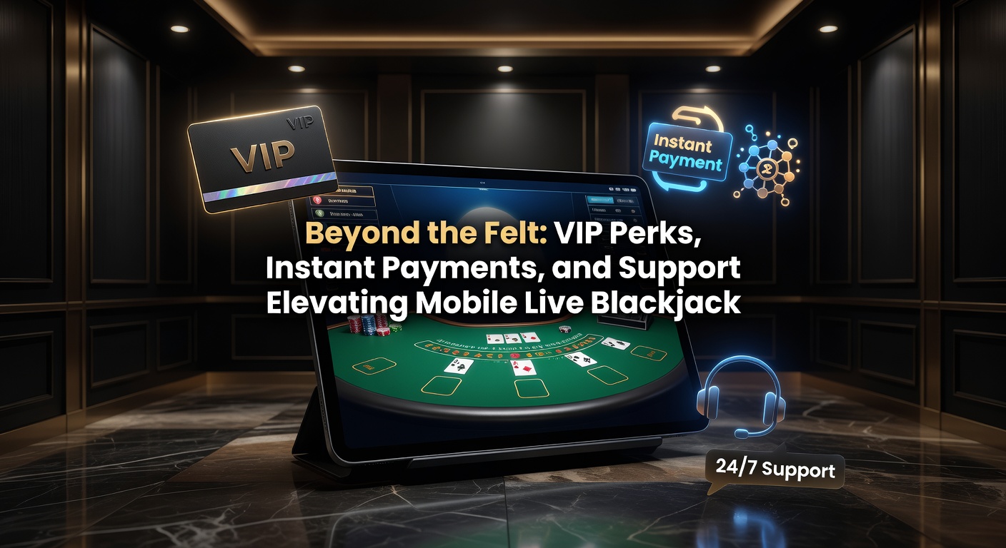 Ein elegantes mobiles Live-Blackjack-Spiel mit VIP-Elementen und schnellen Zahlungsoptionen auf einem Smartphone-Bildschirm