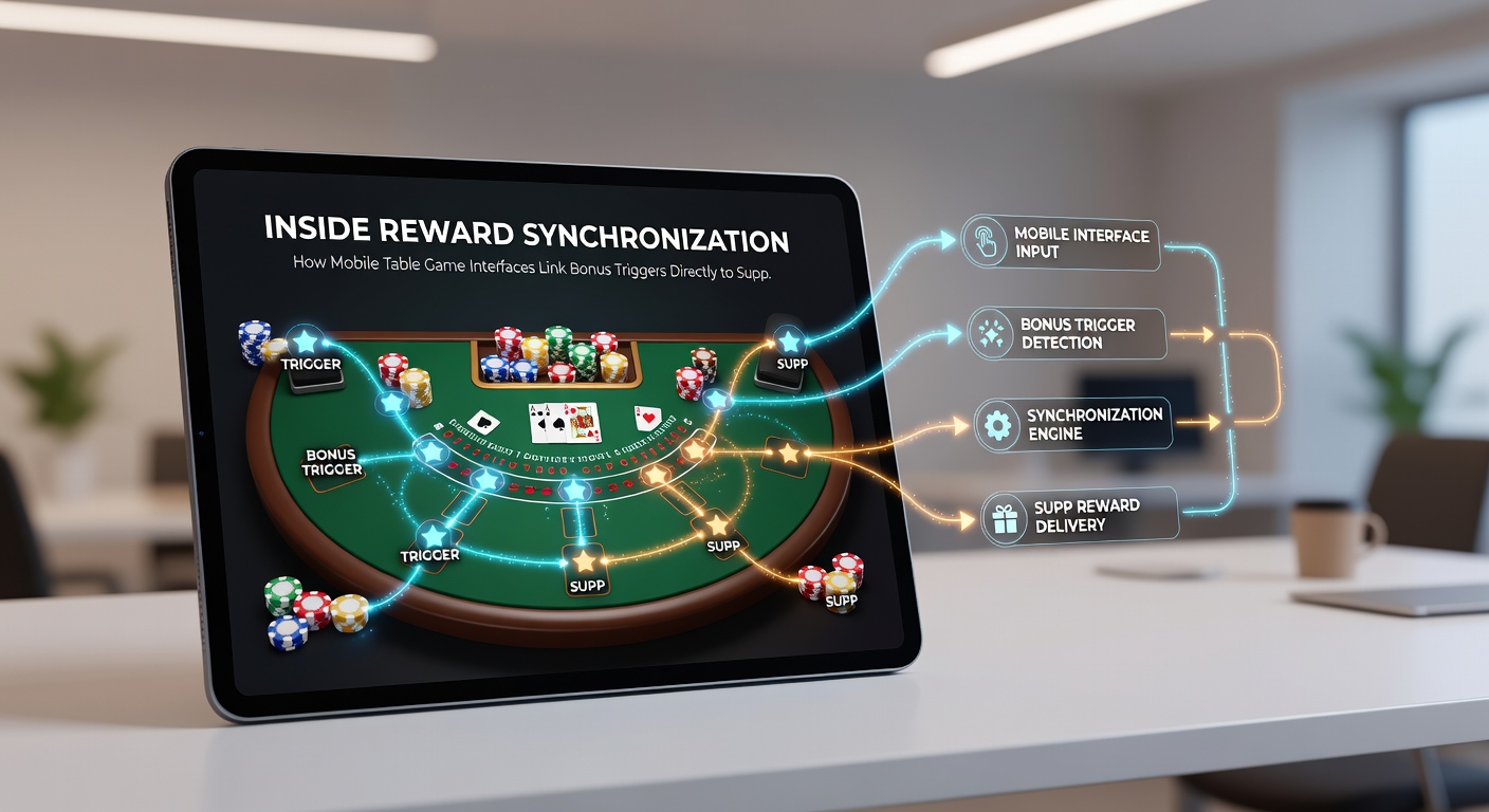 Darstellung der Datenflüsse zwischen Bonus-Trigger, mobiler Schnittstelle und Support-System in einem Diagramm